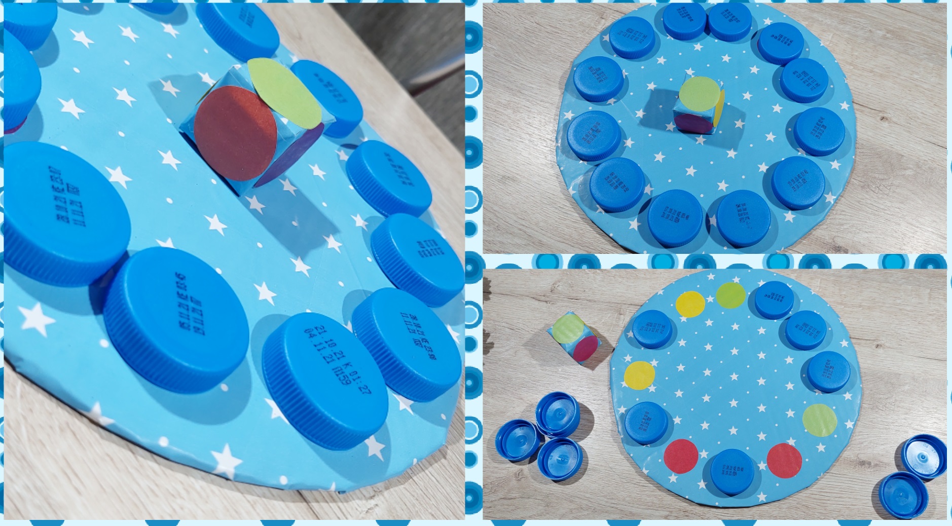 Детская игра из простых крышек.mp4 смотреть онлайн