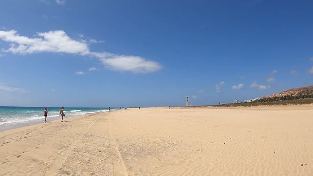 Walking tour Playa de Jandia | Playa de Matorral | Morro Jable | Fuerteventura | March 2022 смотреть онлайн