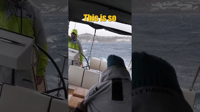 Sailing in 50 knot winds!