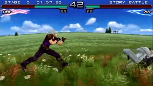 Tekken: Dark Resurrection (PSP) Story Battle as Lee смотреть онлайн