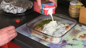 Красная рыба по-фински в аэрогриле [salapinru]