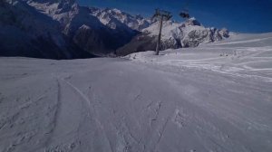 Горнолыжный курорт ДОМБАЙ - Трассы, спуски, подъемы глазами лыжника || Декабрь 2020 ||