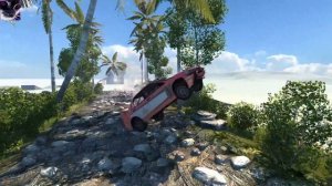 Mitsubishi Lancer Evo IX Crash Testing in BeamNG drive