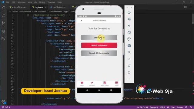 A Quick Mobile App Development Tour   by Developer  Israel Joshua eweb9ja com
