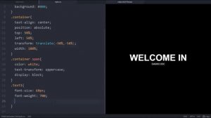 Простая Анимация Текста с Помощью HTML и CSS | HTML & CSS