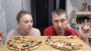 МУКБАНГ две ДОМАШНИЕ ПИЦЦЫ ?? от Настёнки ? | HOMEMADE PIZZA ?#asmrrussia#мукбанг#mukbang#eating