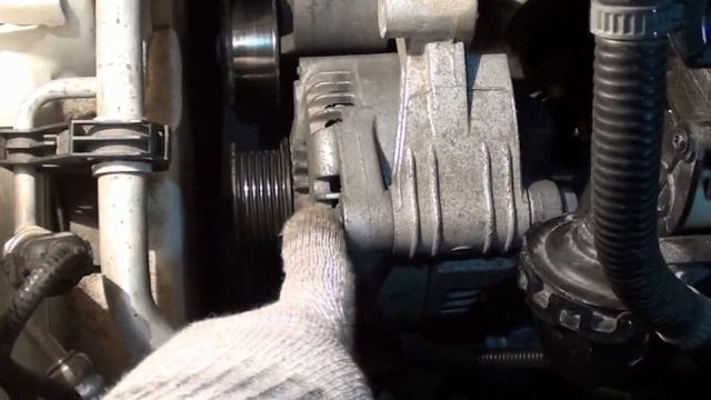 Как снять генератор Hyundai Sonata(Хендай Соната)? смотреть онлайн