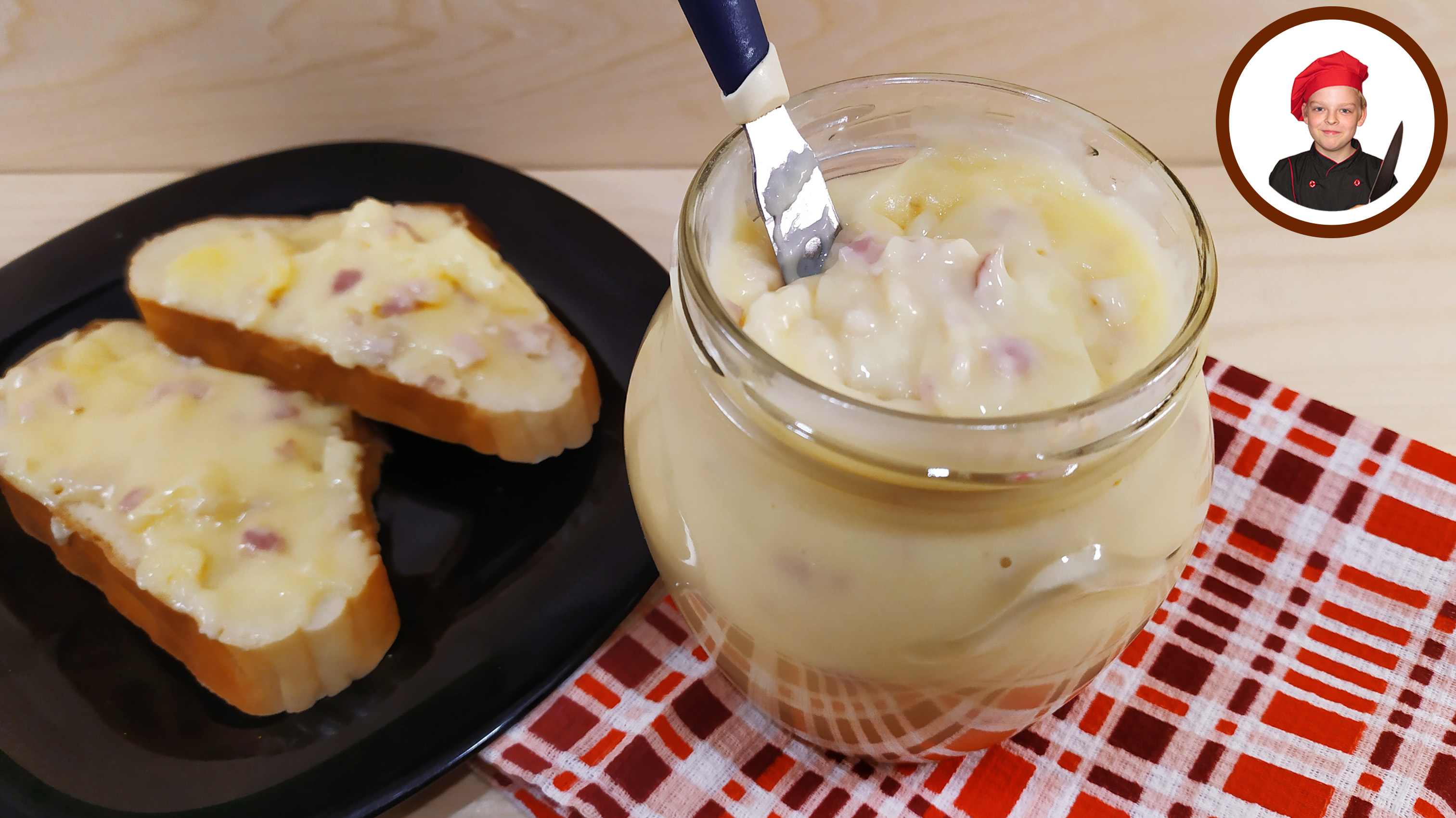 Плавленый сыр с беконом в домашних условиях
