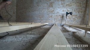 Как сделать деревянные полы на анкерах на бетоне высотой 20 см без скрипа.
