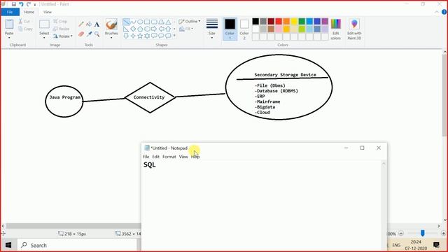 #117 Jdbc In Java | Java database connectivity | MySQL Database | Secondary  Storage Option In Java