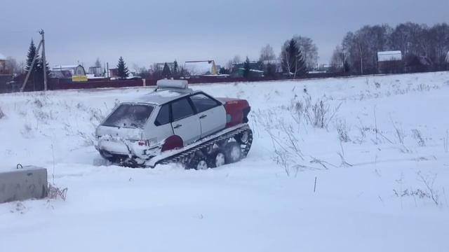 Ваз 2109 на гусеницах смотреть онлайн