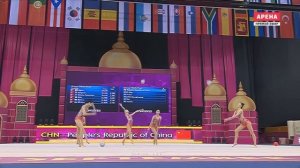 2019.09.22 - Китай ??CHN - 5 мячей - 26,800 - 37th FIG RG World Championships 2019