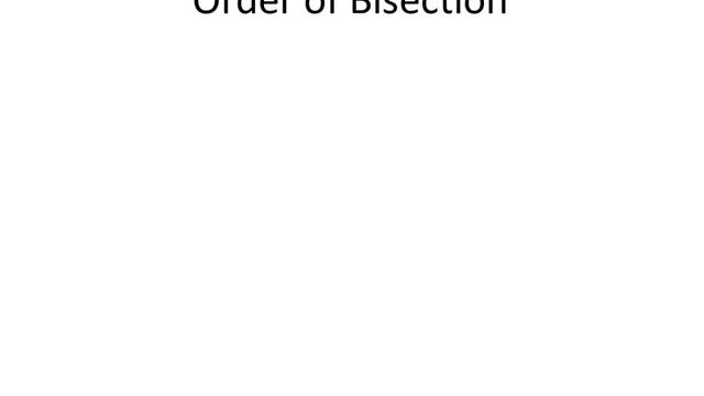 Bisection Method