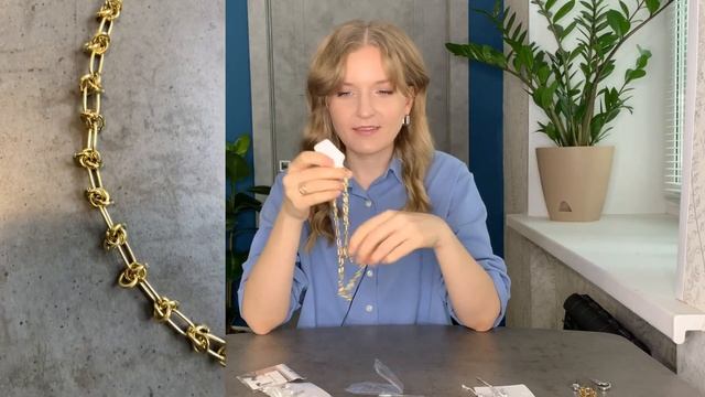 Распаковка ? стильных украшений с примеркой / Модные украшения 2021 смотреть онлайн