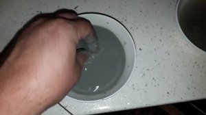 Эксперимент с синей глиной
