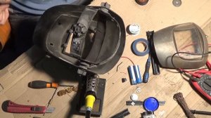 Подсветка для сварочной маски хамелеон