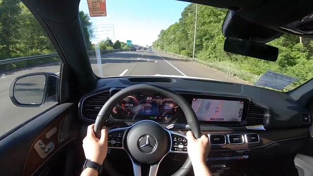 2021 Mercedes Benz GLE 580 POV Test Drive - Great Air Suspension? смотреть онлайн