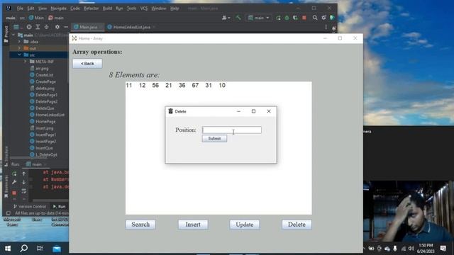Array & Linked List Project by Java GUI | Data Structure - Lab | North Western University (NWU) смотреть онлайн