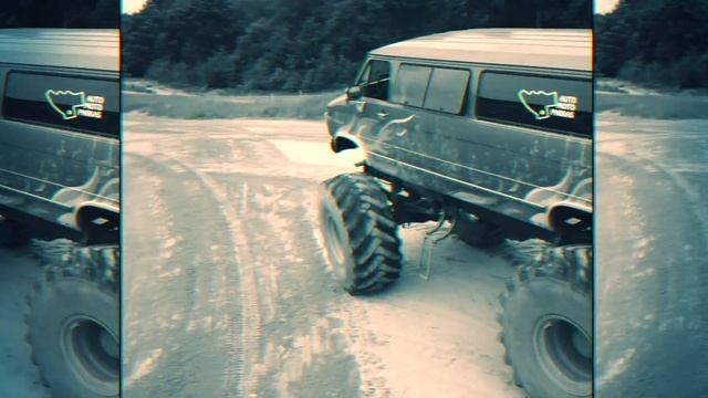 Merginos prie vairo - Chevrolet Chevy Van G30 Beauville (Monster bus) смотреть онлайн