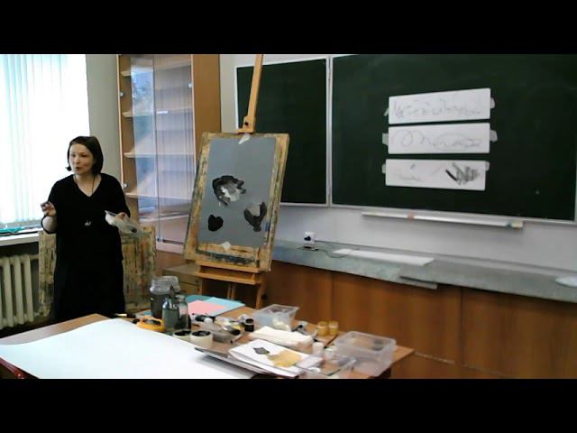 В рамках выставки «Мир дошкольника» мастер класс «Волшебная черная краска»