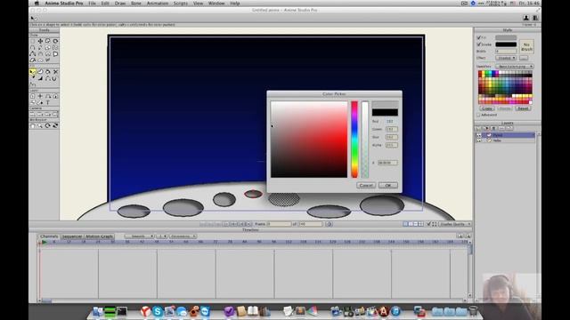 Основы создания мультфильма в Anime Studio Pro 9 (занятие 01) смотреть онлайн
