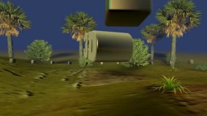 HD 3D stereo anaglyph. Flight. 3D Стерео Анаглиф. Полет