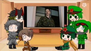 Реакция танков на Типичную Армию (gacha club)