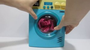 Toy washing machine Zanussi HTI Review. Распаковка детской стиральной машинки и обзор игрушки.