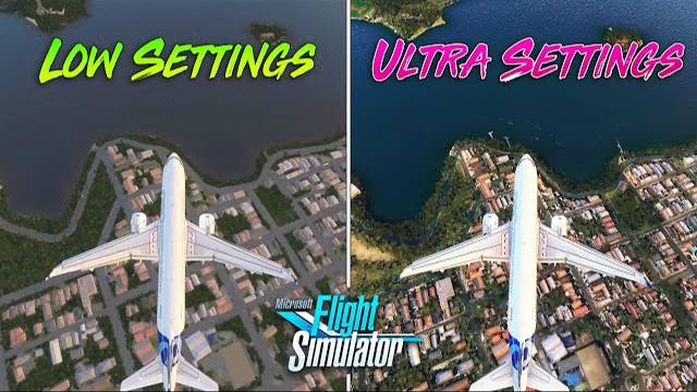 Microsoft Flight Simulator : Low vs Ultra Settings (Graphics Comparison)