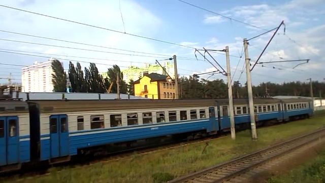 ЭР9М-541 по маршруту №7011 Святошин-Тетерев смотреть онлайн