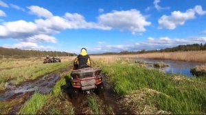 Прокатились!  Квадроциклы AODES Pathcross 1000 Mud Pro, мотовездеход SportCross 1000.