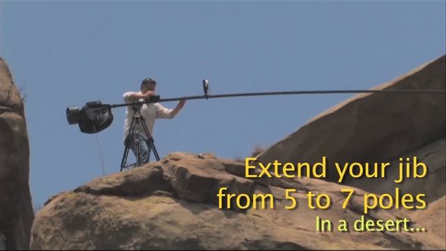 8 metre Camera Jib for DSLR and Mini HD / 3D смотреть онлайн