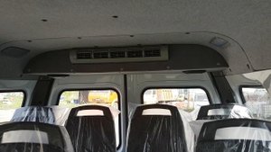 Установка кондиционера КлиматиК на крышу микроавтобуса Газель Бизнес