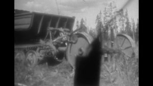 Валочно-трелевочная машина Т48А, конструкторы, субботник. Видео архива Онежского тракторного завода