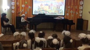 Песенка крокодила Гены. Фортепиано. Ансамбль. 1 класс