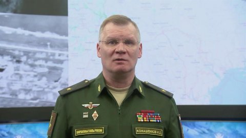 В течение дня высокоточными ракетами воздушного ба...ания ВКС РФ поражены 22 военных объекта Украины