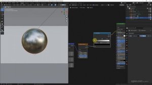 How to make brushed aluminum material in Blender, procedural metal texture