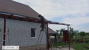 навес беседка 10х3.