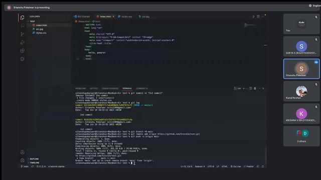 Getting Started with Git and GitHub By Sitanshu | Web Dev Week | Think-Digital смотреть онлайн