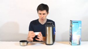 Японский термос с тефлоновым покрытием Zojirushi SF-CC 2 литра (видео обзор)