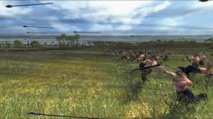 5000 Crossbows vs 2000 Falxmen Attila Total War