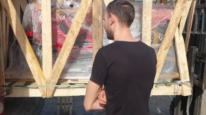 Загрузка после получения мотоцикла в ПЭК