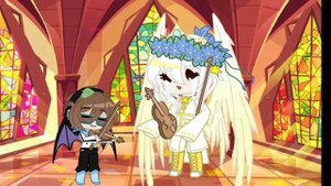 Арнир учит Лололошку играть на скрипке,но Лололошка уже знает одну музыку..