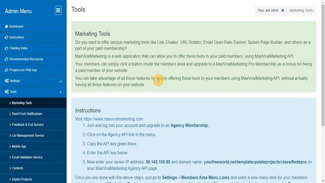 PHP Pro Classifieds Script Admin area - How to Use