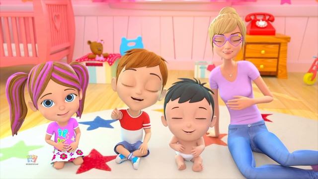 Barmoqli oilaviy qo'shiq | Bolalar uchun she'rlar | Kids Tv Uzbekistan | Ta'lim multfilmlari