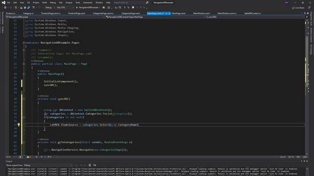 WPF Entity Framework Core 5 - SQLite