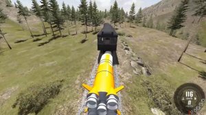 ОТПРАВЛЕНИЕ ПОЕЗДА С ПАССАЖИРАМИ НА ЛУНУ | BeamNG.drive