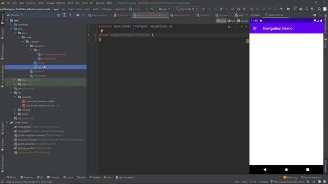 Jetpack Compose Navigation Drawer| Scaffold Modal Drawer Layout смотреть онлайн