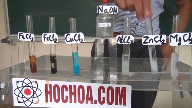 NaOH +CuCl2, FeCl3, FeCl2, MgCl2, ZnCl2, AlCl3-Trực quan, chi tiết, giải thích bởi PTHH rất dễ hiểu смотреть онлайн