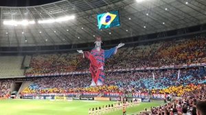 Torcida do FORTALEZA faz MOSAICO alfinetando “MISTOS” contra o Flamengo!